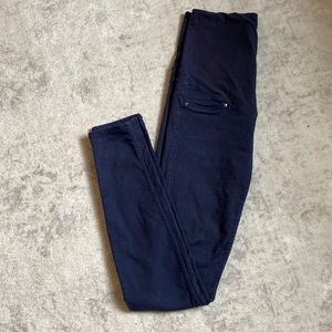 H&M MAMA Skinny Maternity pants- skinny- dark blue